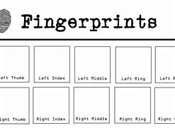 Image result for Fingerprint Card Template