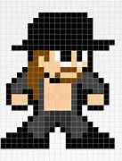 Image result for WWE Pixel Art Undertaker