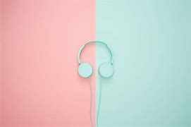 Image result for Pastel Blue Asethetic Headphones