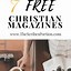 Image result for Free Christian Magazines