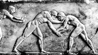 Image result for Old Olympic Wrestling