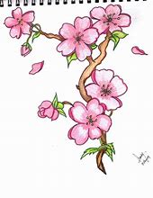 Image result for Flower Sketch Color