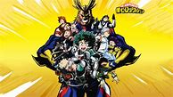 Image result for My Hero Academia Poster with All Characters