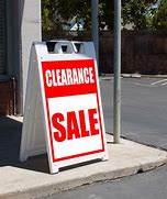 Image result for Clearance Street Sign