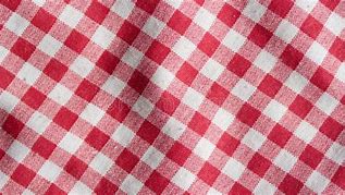 Image result for Red and White Linen Checkered Tablecloth