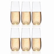 Image result for Stemless Champagne Glasses