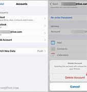 Image result for Delete an Email Account iPhone