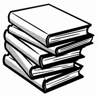 Image result for Old Book Clip Art Black and White