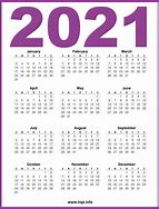 Image result for 12 Month Calendar 2021