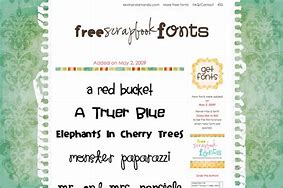 Image result for Scrapbooking Fonts Free