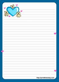 Image result for Love Letter Stationery Printable