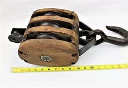 Image result for Old Swivel Rope Pulley