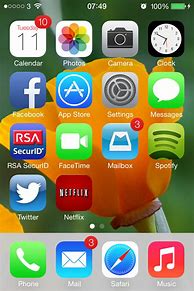 Image result for iPhone 4 Home Screen Ios7