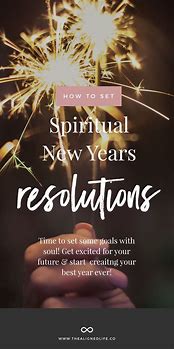 Image result for Spiritual New Year Resolutions