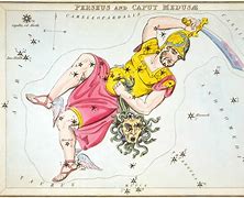 Image result for Perseus Constellation Drawing