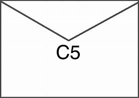 Image result for C5 Envelope Size in Inches