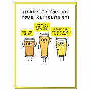 Image result for Funny Retirement Cards