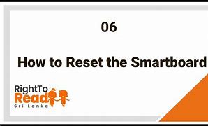 Image result for School Smartboard Australia Button Press Reset