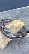 Image result for Leather Fish Hook Bracelet