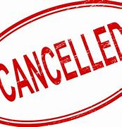 Image result for Big Cancel Sign