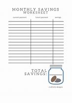 Image result for Form for Yearly Savings