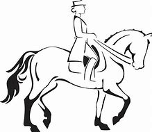 Image result for Dressage Horse Clip Art