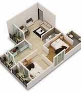 Image result for 2 Bed House Plans