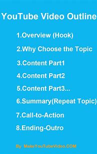 Image result for Video Outline Template