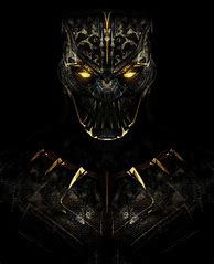 Image result for Gold Black Panther