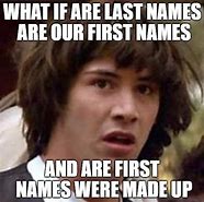 Image result for Name Initial Meme