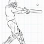 Image result for How to Draw a Cricket Palyer