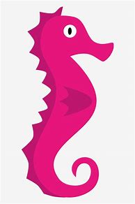 Image result for Pink Seahorse Clip Art