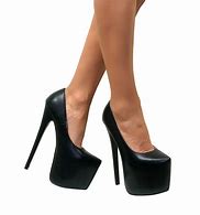 Image result for 7 Inch Heel Court Stiletto Not Platform