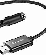 Image result for USB Headphone Jack to Mic and Speaker