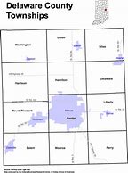 Image result for Delaware County Indiana Township Map