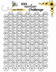 Image result for 100 Day Money Envelope Challenge