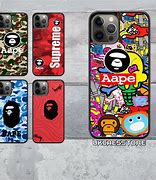 Image result for Chrome BAPE Phone Case