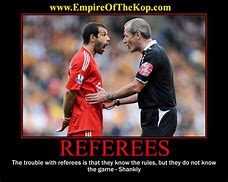 Image result for Funny Soccer Referee