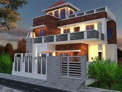Image result for Back of 3D House