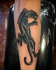 Image result for Traditional Crawling Panther Tattoo
