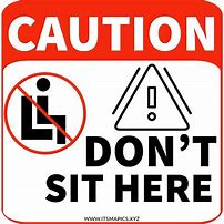 Image result for Sit Here Funny Sign