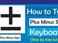 Image result for Plus/Minus Symbol Hand Writing