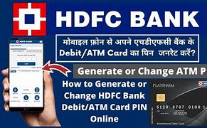 Image result for HDFC Debit Card Pin Generation