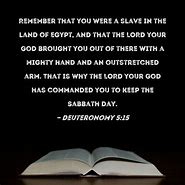 Image result for Deuteronomy 5:15