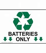 Image result for Bin with Cross Battery Sticker