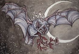 Image result for Albino Bat Drawing