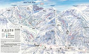 Image result for Alta Ski Patrol Map Framed