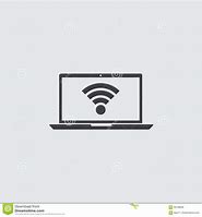 Image result for Laptop Wifi Flat Icon