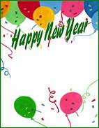 Image result for Happy New Year Border Template