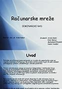 Image result for Racunarske Mreze Prezentacija